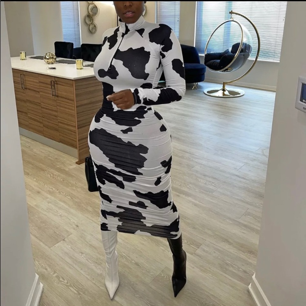 Women’s animal print dress